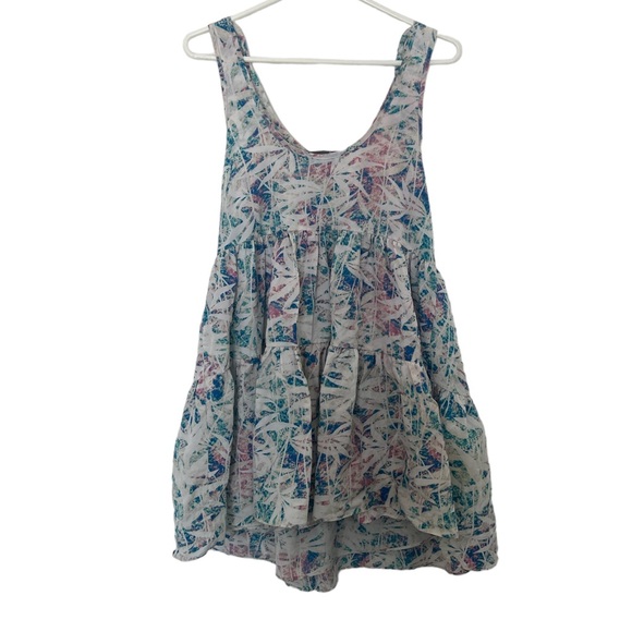 Lovers + Friends Womens Floral Dress Size Medium Sleeveless Summer Midi Coquette - Picture 3 of 6